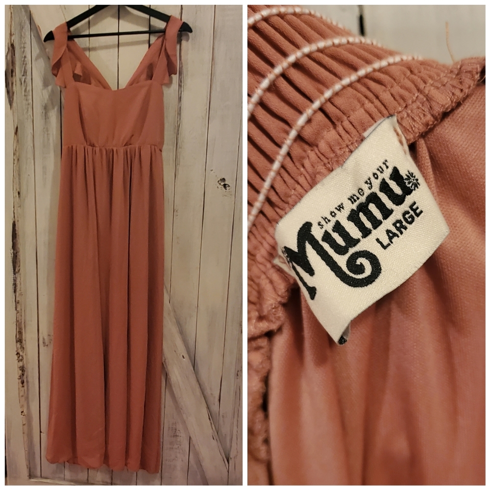 Show Me Your Mumu June Maxi Bridesmaid Dress LARGE
